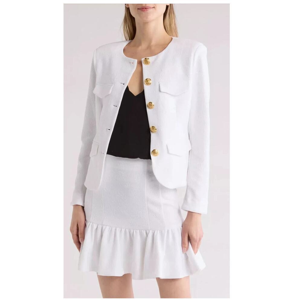 Veronica Beard Kensington Knit Jacket Size Large